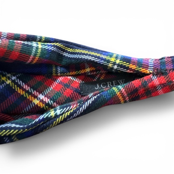 NWT J. Crew Classic Plaid Headband + Free Coordinating Green Headband - Picture 3 of 9